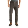 Pantaloni da lavoro da uomo slim tapered in tela di cotone Rugged Flex con doppio rinforzo sulle ginocchia