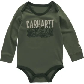 Body con maniche lunghe con stampa cane per bambini (neonati)