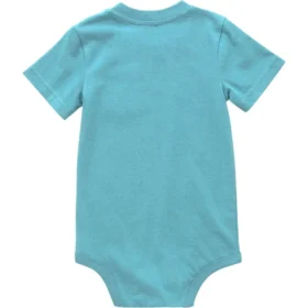 Body con tasca a manicotti corti per bambini (neonati)