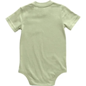 Body con tasca a manicotti corti per bambini (neonati)