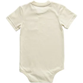 Body con tasca a manicotti corti per bambini (neonati)