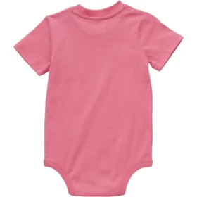 Body con tasca a manicotti corti per bambini (neonati)