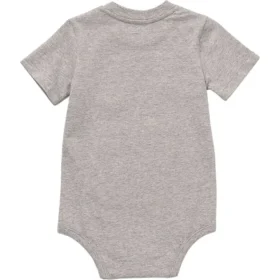 Body con tasca a manicotti corti per bambini (neonati)