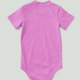Body con tasca a manicotti corti per bambini (neonati)