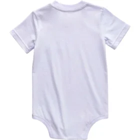 Body con tasca a manicotti corti per bambini (neonati)