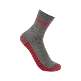 Calzini corti da donna Force Grid in misto sintetico e lana merino leggera