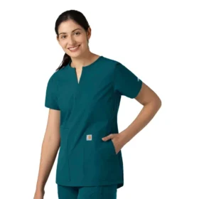 Camice da lavoro a tunica con scollo a V Force Essentials da donna