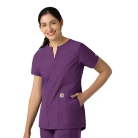 Camice da lavoro a tunica con scollo a V Force Essentials da donna