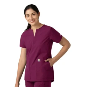 Camice da lavoro a tunica con scollo a V Force Essentials da donna