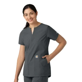 Camice da lavoro a tunica con scollo a V Force Essentials da donna