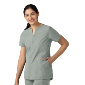 Camice da lavoro a tunica con scollo a V Force Essentials da donna