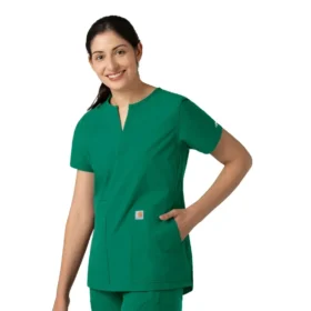 Camice da lavoro a tunica con scollo a V Force Essentials da donna