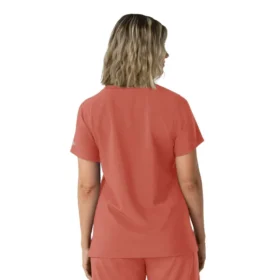 Camice da lavoro da donna Force Cross-Flex con collo rotondo