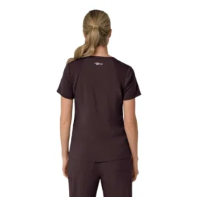 Camice da lavoro da donna Force Cross-Flex con pannello elasticizzato e scollo a V