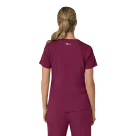 Camice da lavoro da donna Force Cross-Flex con pannello elasticizzato e scollo a V