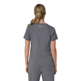 Camice da lavoro da donna Force Cross-Flex con pannello elasticizzato e scollo a V