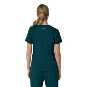 Camice da lavoro da donna Force Cross-Flex con pannello elasticizzato e scollo a V