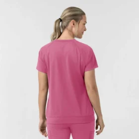 Camice da lavoro da donna Force Cross-Flex in maglia a girocollo