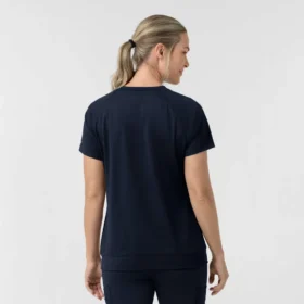 Camice da lavoro da donna Force Cross-Flex in maglia a girocollo