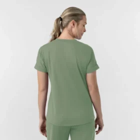 Camice da lavoro da donna Force Cross-Flex in maglia con scollo a V
