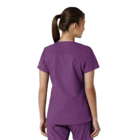 Camice da lavoro da donna Force Essentials con scollo a V e inserti in maglia