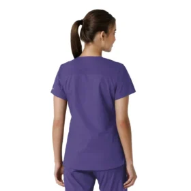 Camice da lavoro da donna Force Essentials con scollo a V e inserti in maglia