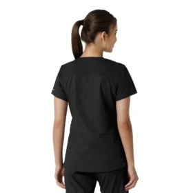 Camice da lavoro da donna Force Essentials con scollo a V e inserti in maglia