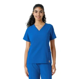 Camice da lavoro Force Cross-Flex con inserti in maglia da donna