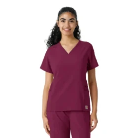 Camice da lavoro Force Cross-Flex con inserti in maglia da donna