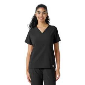 Camice da lavoro Force Cross-Flex con inserti in maglia da donna