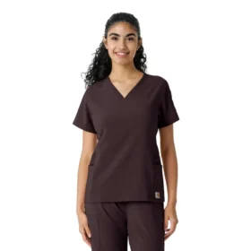 Camice da lavoro Force Cross-Flex con inserti in maglia da donna