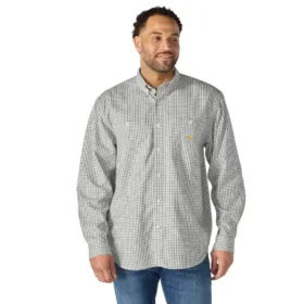Camicia a quadri a maniche lunghe Fr Force Sun Defender™ da uomo - Camicie con protezione solare