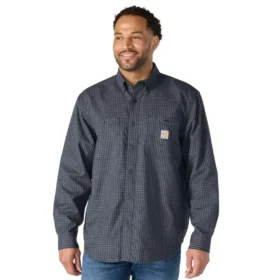 Camicia a quadri a maniche lunghe Fr Force Sun Defender™ da uomo - Camicie con protezione solare