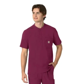 Camicia da lavoro Henley da uomo Force Cross-Flex