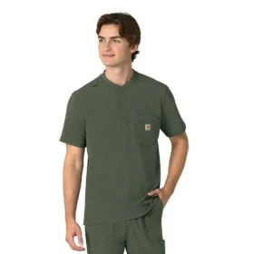 Camicia da lavoro Henley da uomo Force Cross-Flex