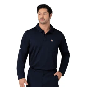Camicia da lavoro polo a maniche lunghe Rugged Flex® Rscu Heavyweight