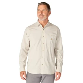 Camicia da uomo Force Sun Defender™ a maniche lunghe, vestibilità comoda, in tessuto - Camicie con protezione solare