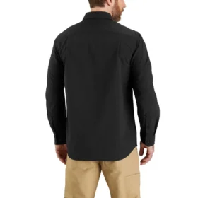 Camicia da uomo Force Sun Defender™ in chambray, vestibilità comoda, maniche lunghe – Camicie con protezione solare