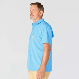 Camicia da uomo Force Sun Defender™ in tessuto, vestibilità comoda, maniche corte – Camicie con protezione solare