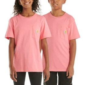 Camicie a maniche corte con taschino per bambini (neonati/bambini/ragazzi)