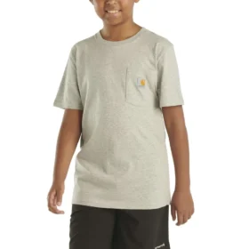 Camicie a maniche corte con taschino per bambini (neonati/bambini/ragazzi)