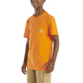 Camicie a maniche corte con taschino per bambini (neonati/bambini/ragazzi)
