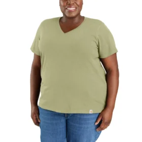 Camicie da donna in Tencel, vestibilità comoda, leggera e traspirante, con scollo a V