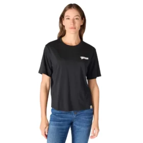 Camicie da donna leggere in Tencel con stampa bandierina