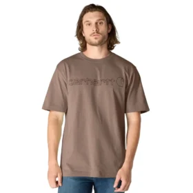 Camicie da uomo Dearborn a vestibilità ampia e tessuto pesante con logo