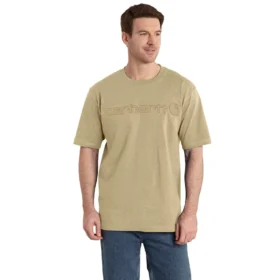 Camicie da uomo Dearborn a vestibilità ampia e tessuto pesante con logo