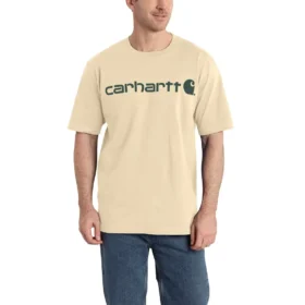Camicie da uomo Dearborn a vestibilità ampia e tessuto pesante con logo