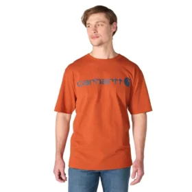 Camicie da uomo Dearborn a vestibilità ampia e tessuto pesante con logo