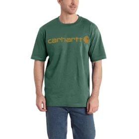 Camicie da uomo Dearborn a vestibilità ampia e tessuto pesante con logo
