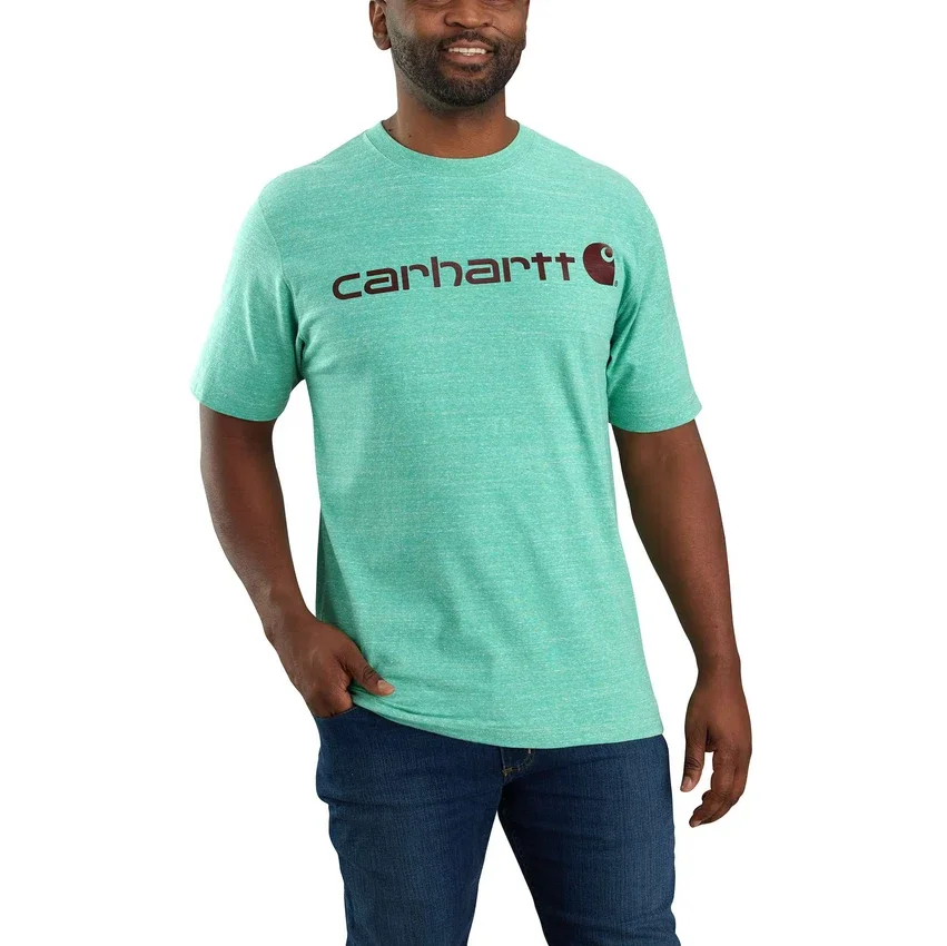 Camicie da uomo Dearborn a vestibilità ampia e tessuto pesante con logo